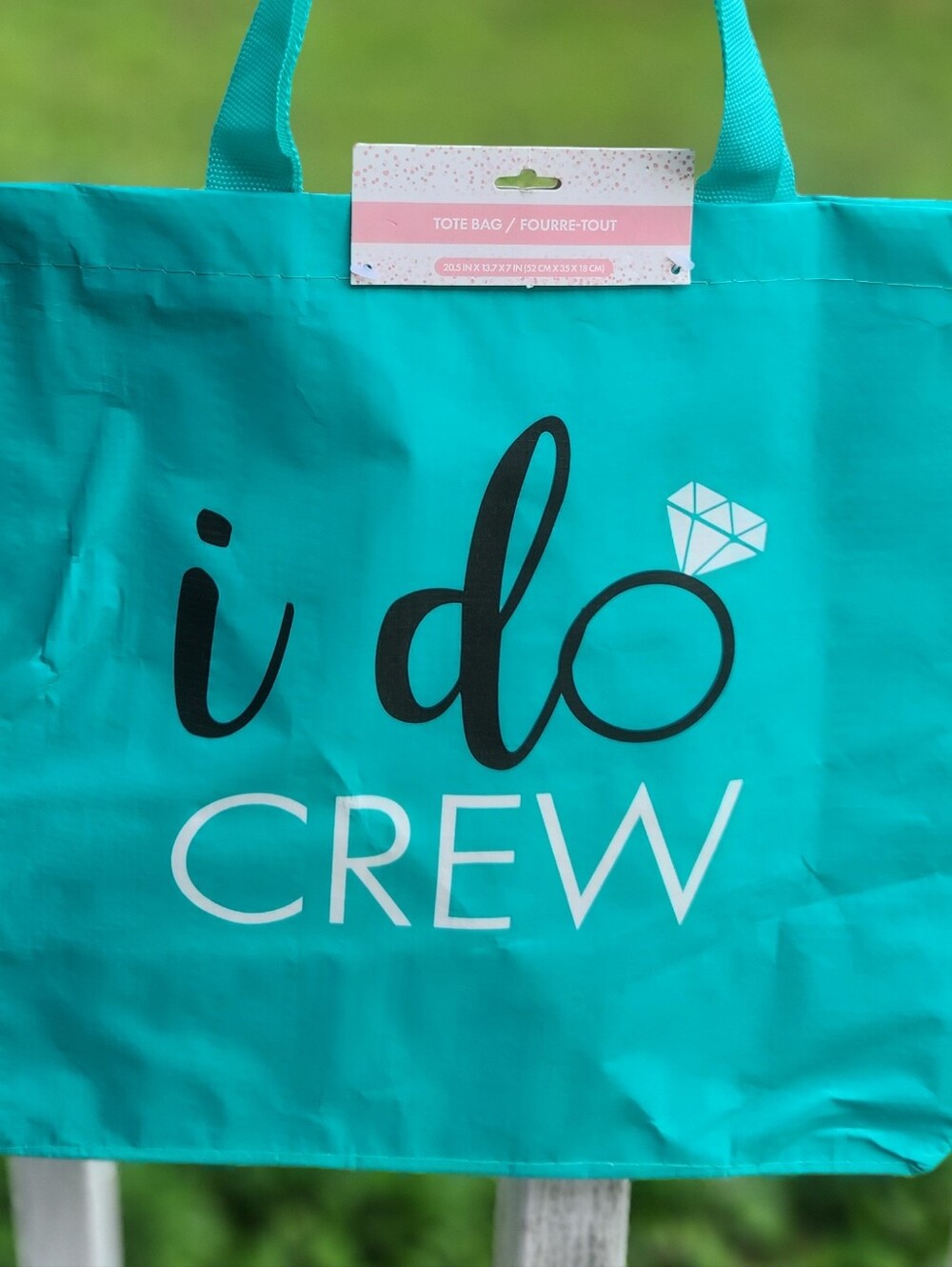 Tote Bag "I Do Crew" - Bridal Party Accessory NWT - Picture 5 of 5